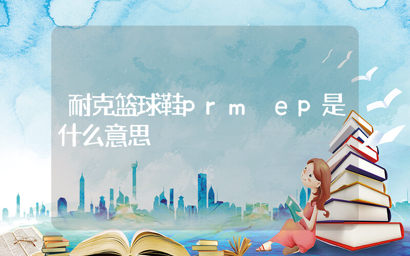 耐克篮球鞋prm ep是什么意思插图